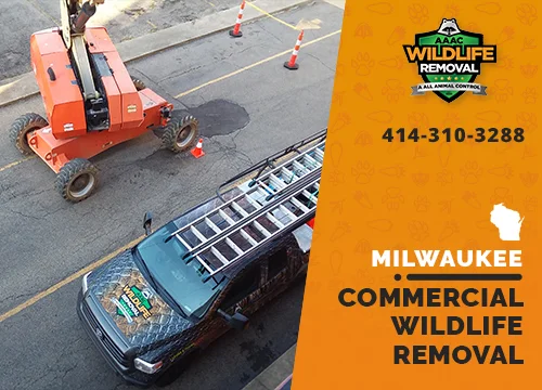 Commercial Wildlife Removal truck in Milwaukee