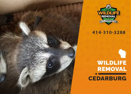 Cedarburg Wildlife Removal professional removing pest animal