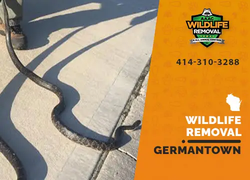 Germantown Wildlife Removal professional removing pest animal